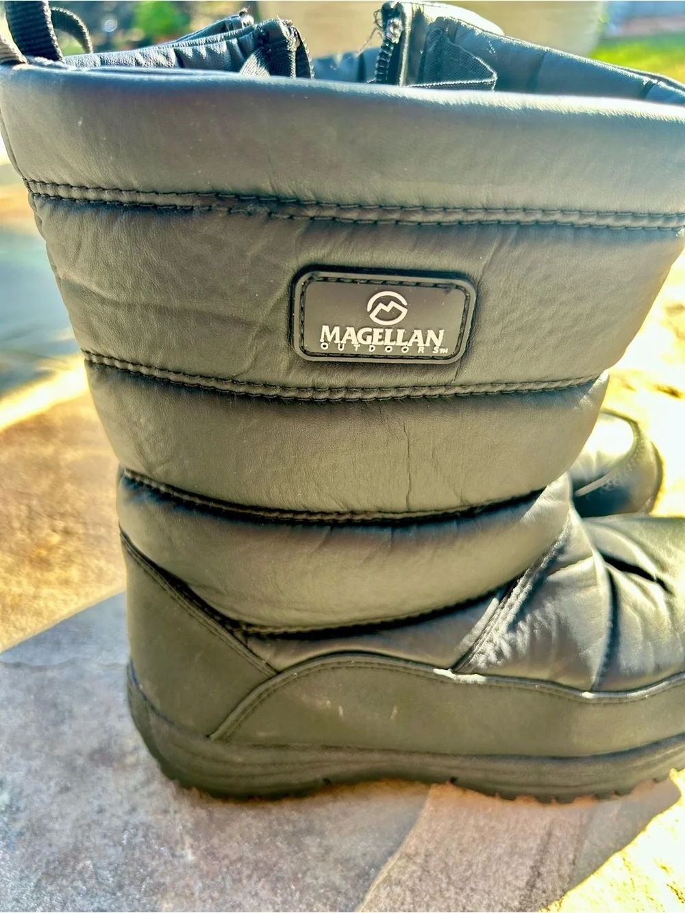Youth Magellan Outdoors Winter Boots - Size 3, Black, Insulated, Great Condition